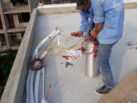 Dịch vụ thi công ống đồng máy lạnh - Lắp đặt đường ống máy lạnh âm tường giá rẻ 